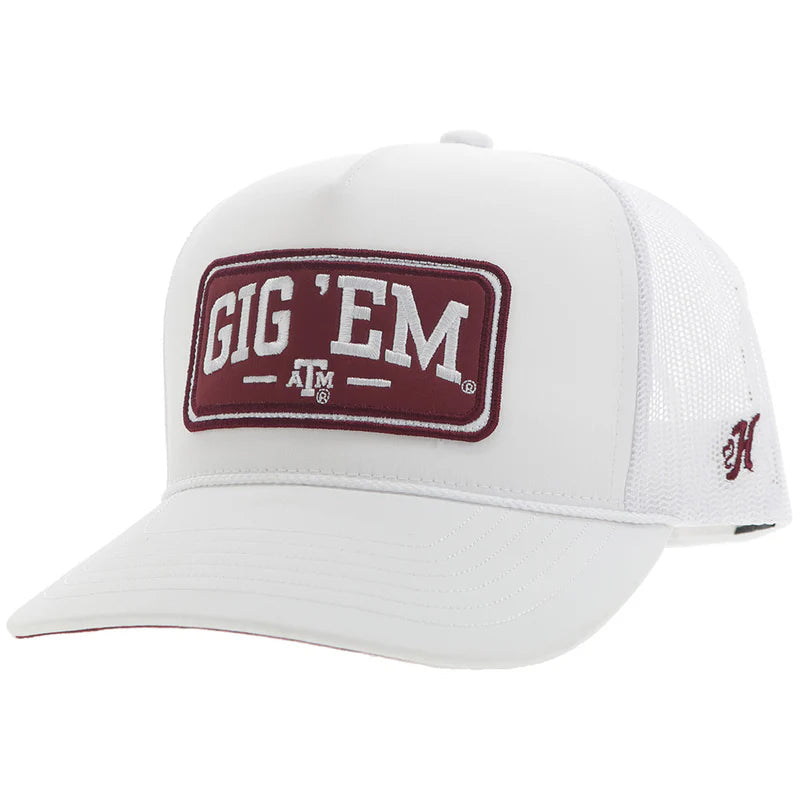 Hooey Texas A&M Gig 'Em Patch Cap