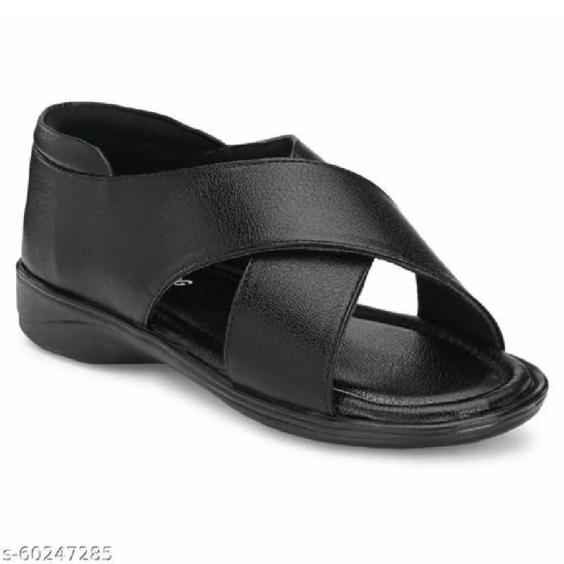 women's moto boots for winterTimberwood Men Black Flats Sandal