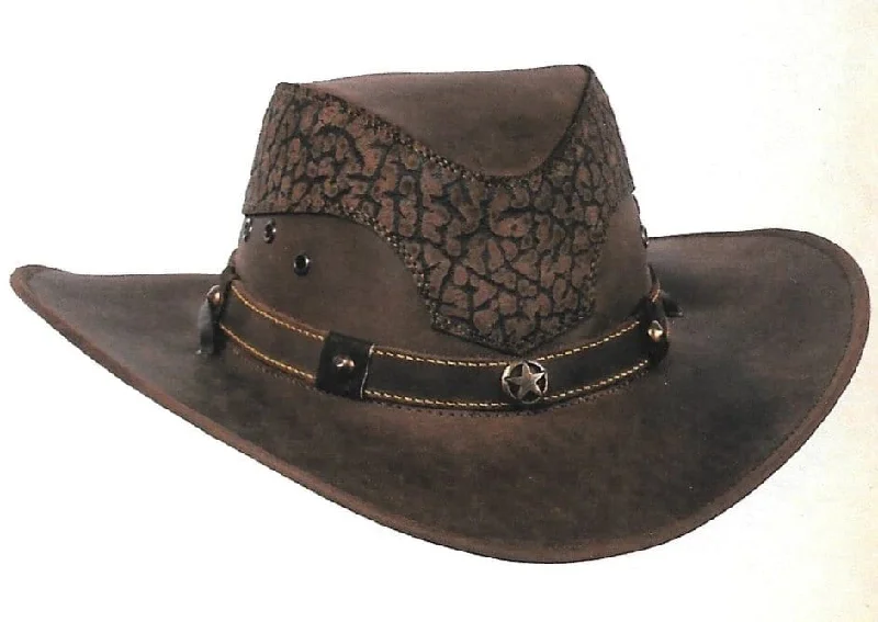 Tombstone Genuine Leather Cowboy Hat TOM-7110