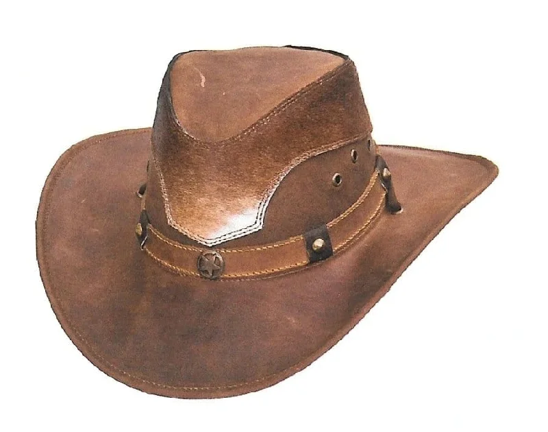 Tombstone Genuine Leather Cowboy Hat TOM-7205