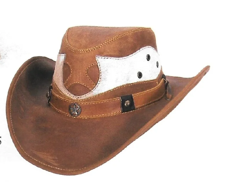 Tombstone Genuine Leather Cowboy Hat TOM-7211