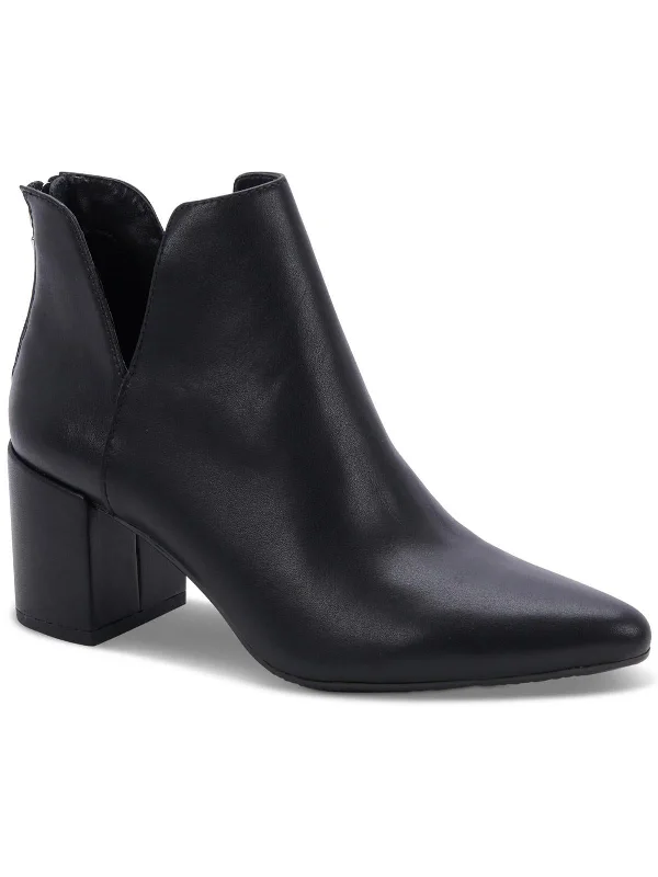women's booties with unique strapsTrey Womens Leather Ankle Booties