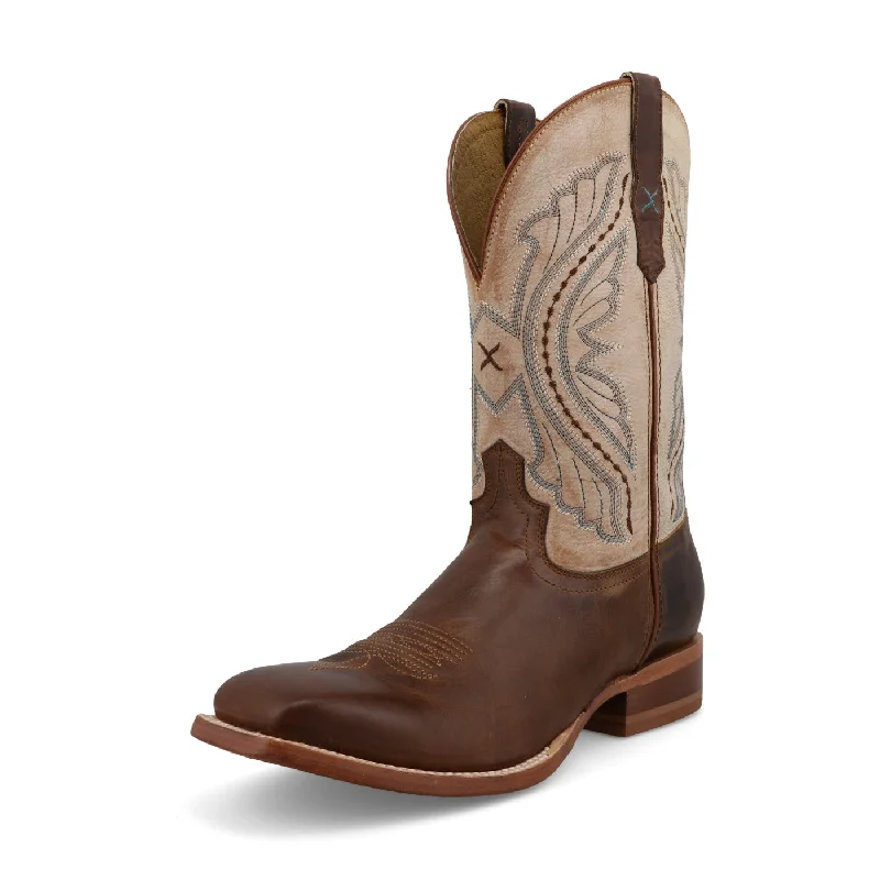 Twisted X Men’s Rancher Boot in Tobacco Brown/ Sand