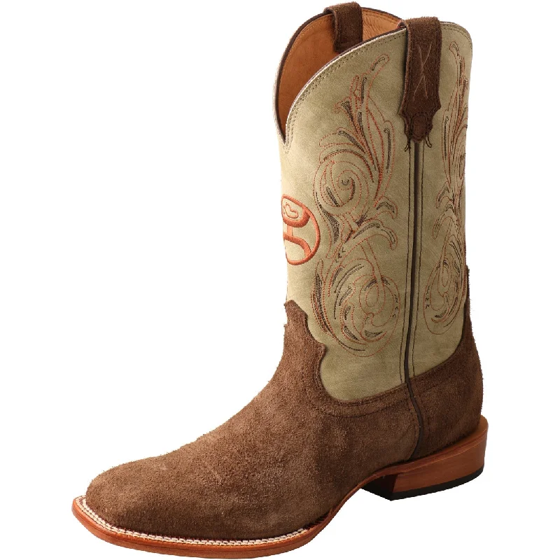 Twisted X Men's Hooey Boot-Chocolate and Key Lime