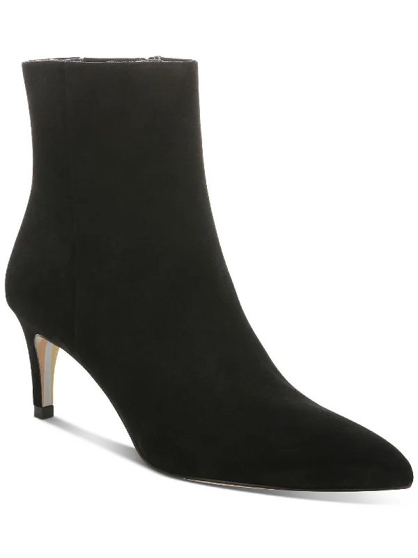 women's flat bootiesUlissa Womens Zipper Heels Ankle Boots