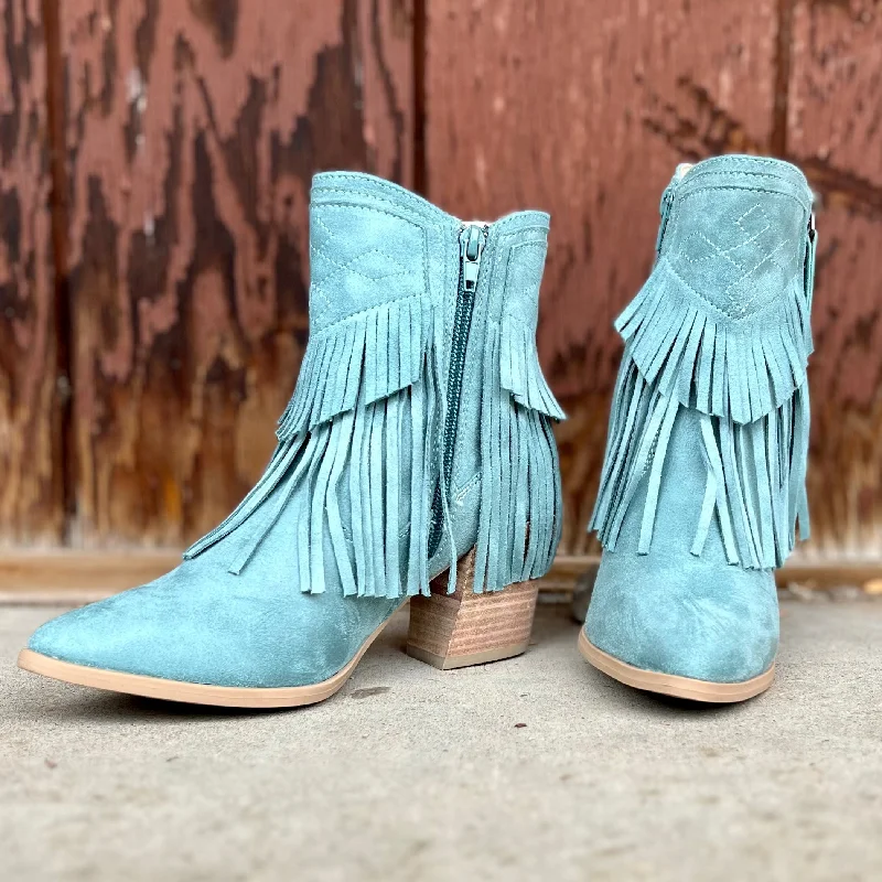 women's flat bootiesUnderneath The Blue Moon Booties