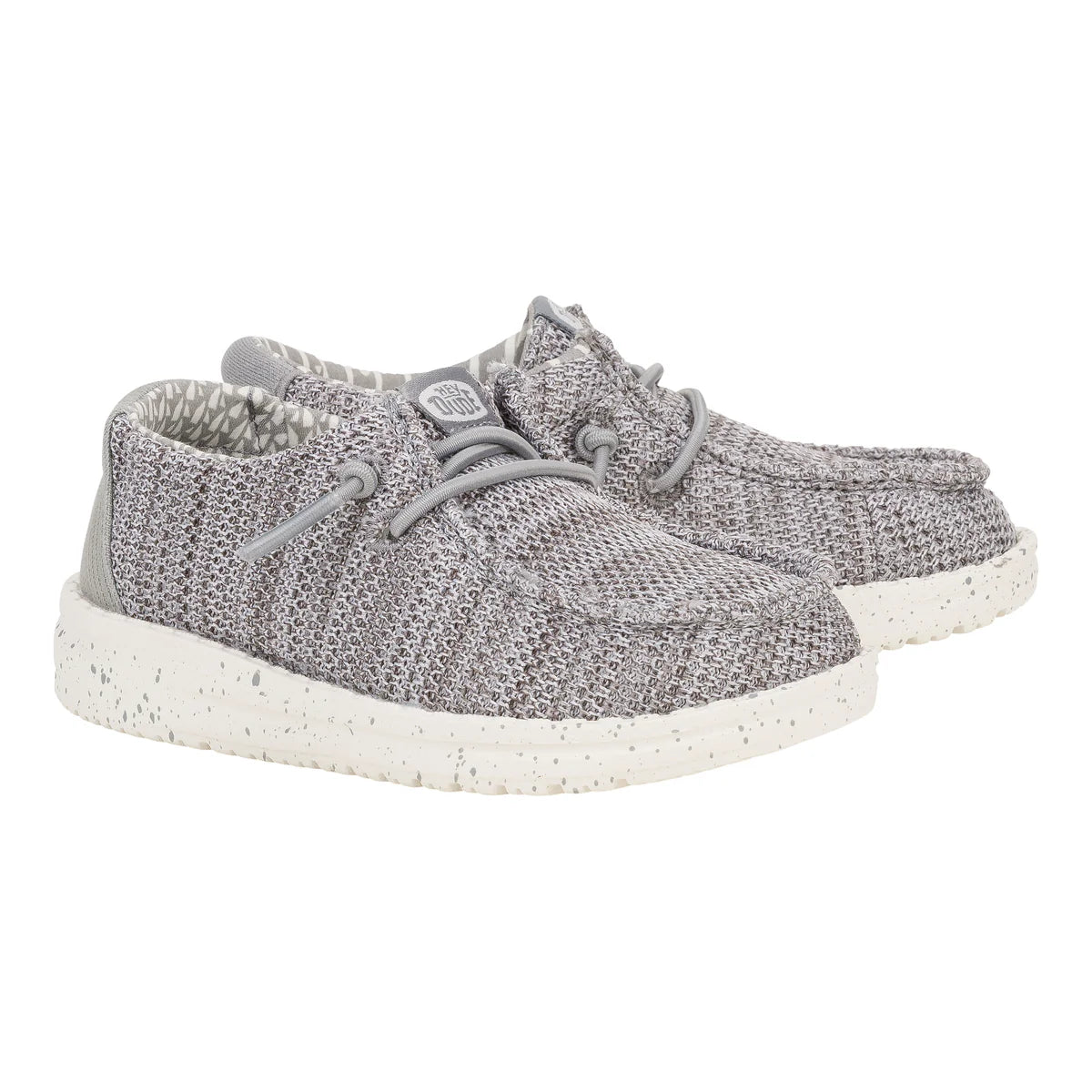 Hey Dude Wally Stretch Grey Toddler Shoe