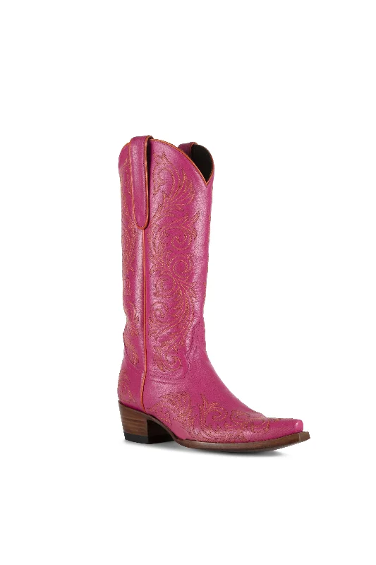 women's western boots with cutoutsAzulado - Nora 13" - Pink