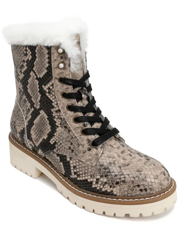 women's booties with platformWomens Leather Ankle Winter & Snow Boots