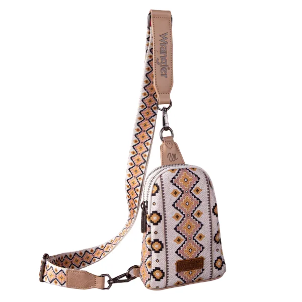 Wrangler Aztec Sling Bag Tan