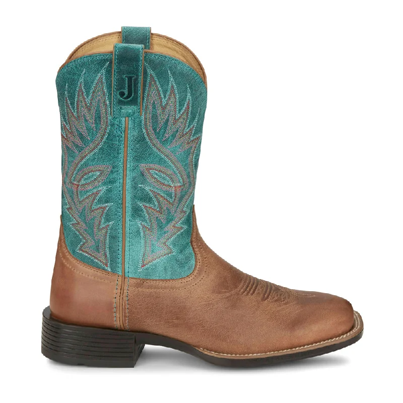 women's cowboy boots with embroideryZeke Wide Square Toe Cowboy Boots