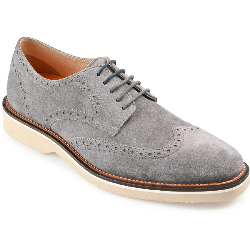 Chadwick Mens Suede Lace-Up Oxfords