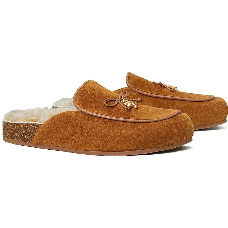 Women's Cork - Soled Mules in Beige for a Natural and Eco - Friendly Option men's mules with elasticCharm Womens Shearling Footbed Mules