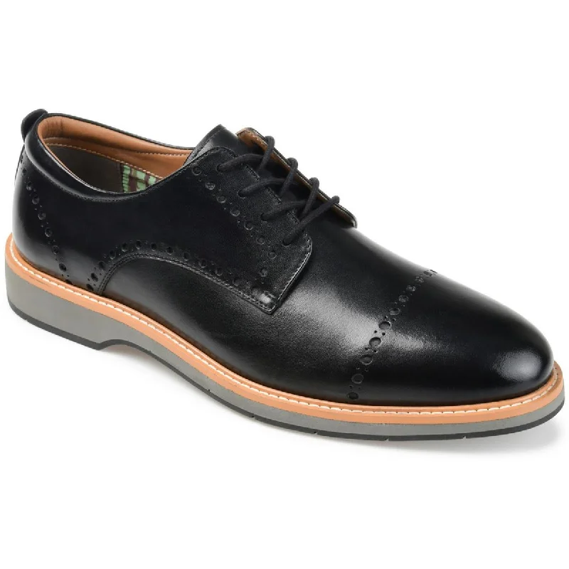 FREMONT Mens Genuine Leather Leather Derby Shoes