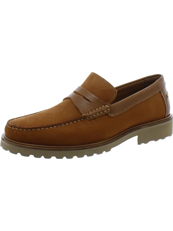 Joe Mens Nubuck Penny Loafers