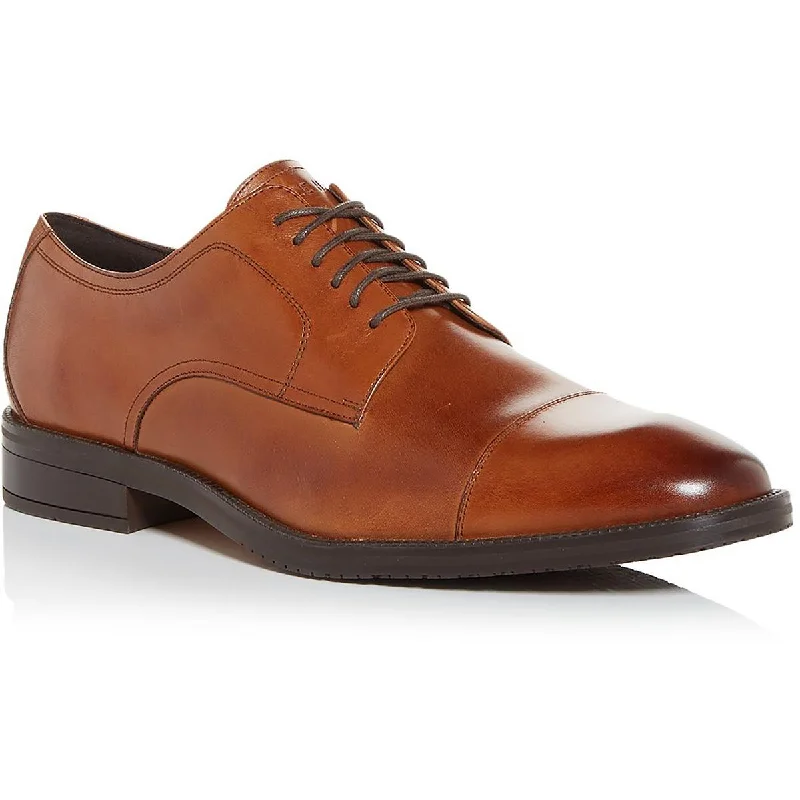 ME Cap Oxford Mens Leather Cushioned Oxfords