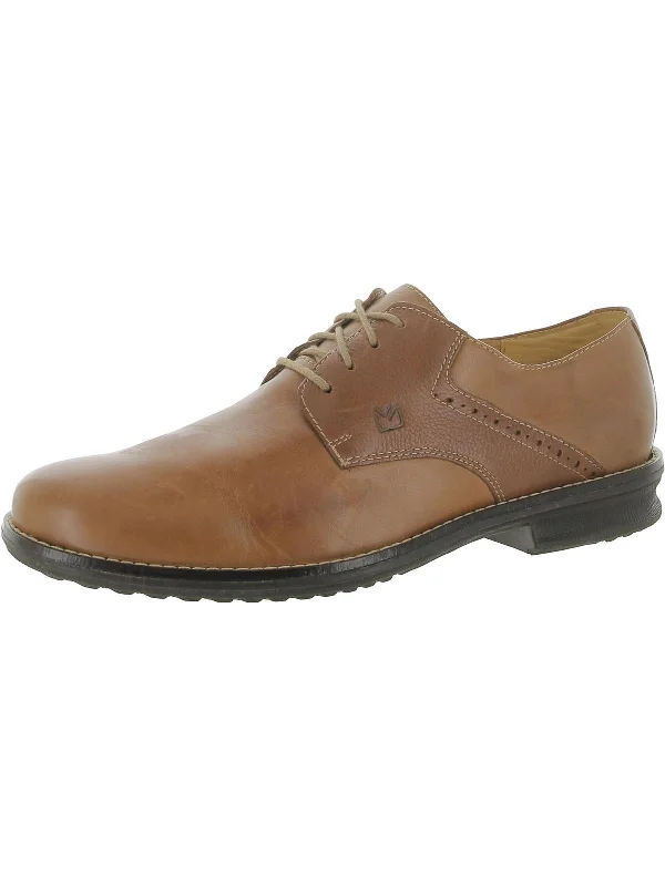 Mens Leather Derby Shoes