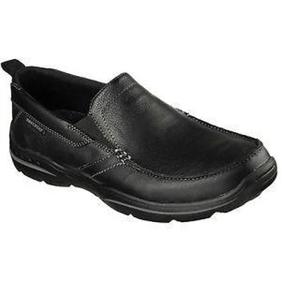 SKECHERS HARPER FORDE RELAXED FIT MENS CASUAL SHOES 64858 BLK