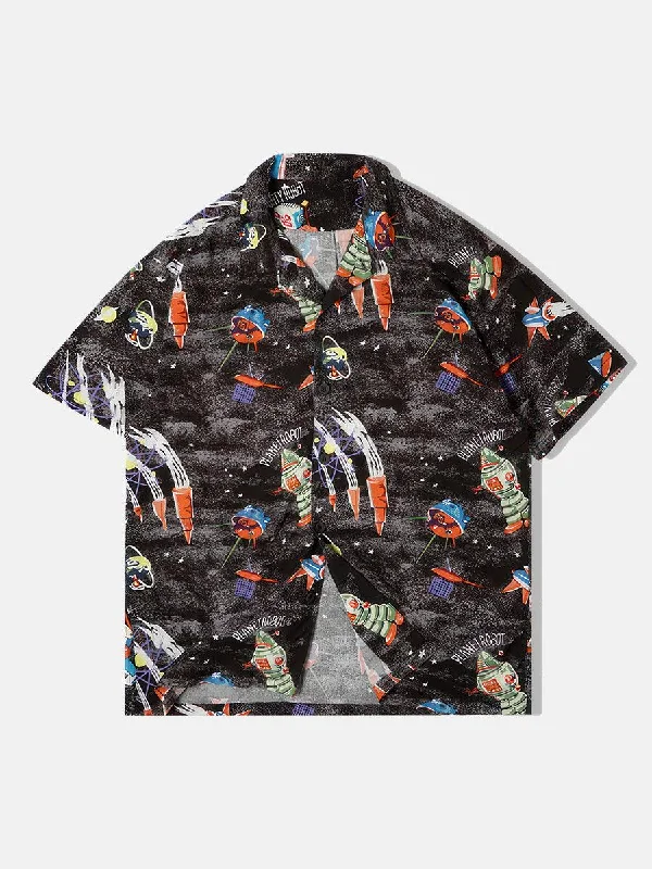 Planet Robot Short Shirt