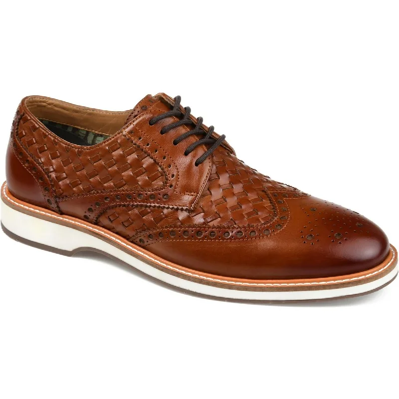 Radcliff Mens Leather Comfort Oxfords