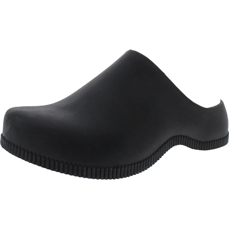 Women's Block Heel Mules in Dark Green with Cut - Out Details for a Stylish Edge men's mules for evening wearSven Womens Slip On Round Toe Clogs