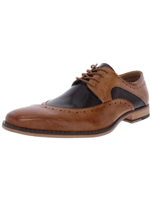 Tammany Mens Leather Brogue Oxfords