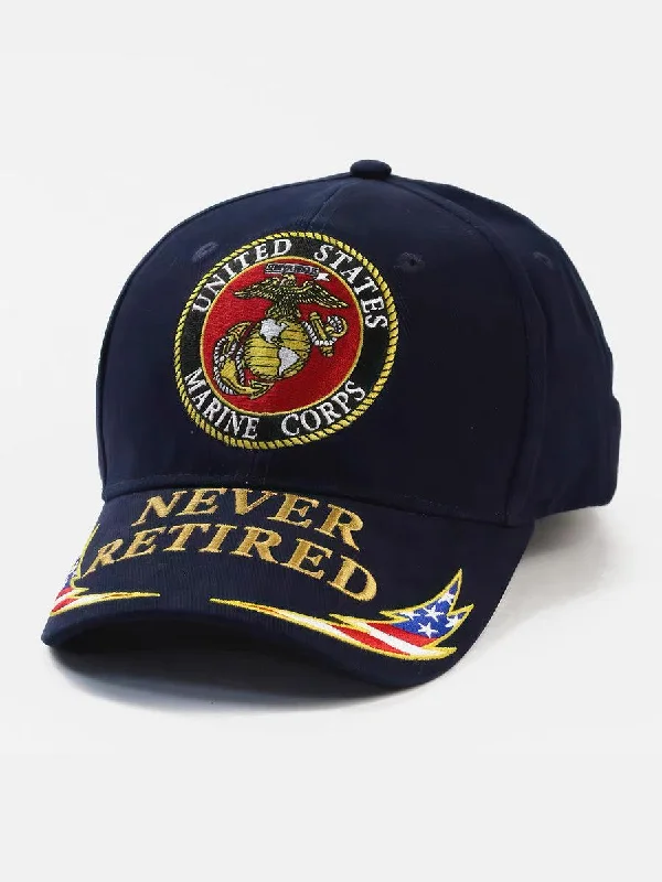 U.S.M.C. Never Retired Ball Cap