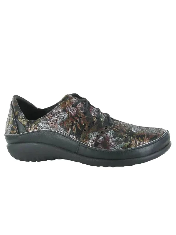 Women's Backless Mules in Grey Knit for a Comfortable and Casual Everyday Wear men's mules in brown leatherWomen's Kumara Clog In Dark Floral Leather